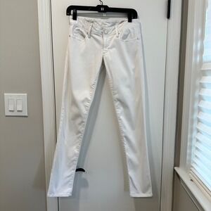 Lilly Pulitzer Worth Skinny Jeans White‎ Denim Pants Size 2